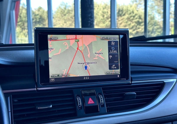 Audi A6 cena 90900 przebieg: 216639, rok produkcji 2018 z Goniądz małe 436